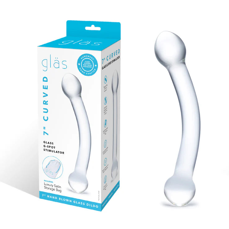 7" Curved Glass G-Spot Stimulator