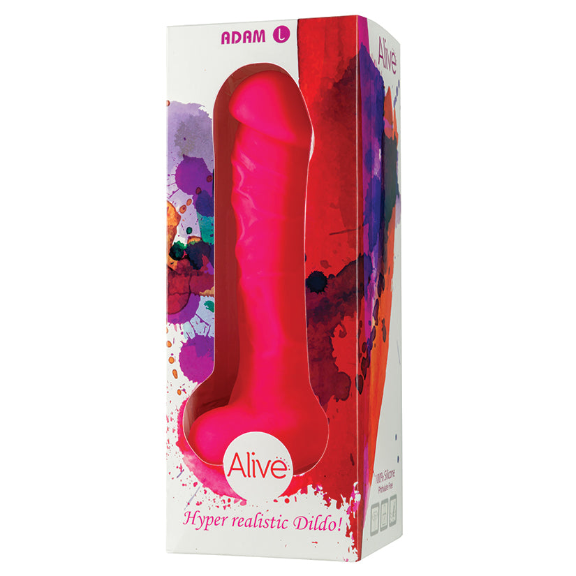 Alive Adam Hyper Realistic Dildo - Pink 8"