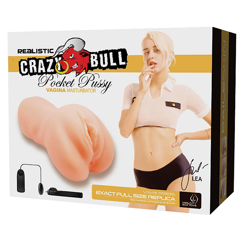 Crazy Bull Vibrating Pocket Pussy - Lea