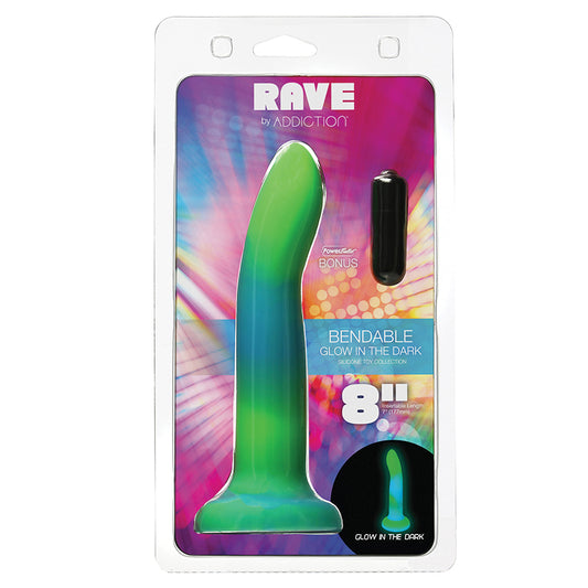 Rave-by-Addiction-8-Glow-in-the-Dark-Dildo-Blue-Green