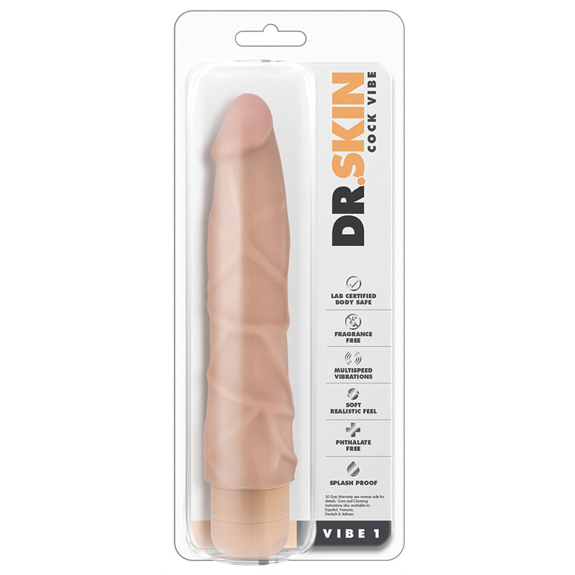 Dr-Skin-Cock-Vibe-1-Realistic-Beige-9-Inch-Long-Vibrating-Dildo