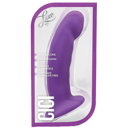 Luxe-Cici-Realistic-Purple-6.5-Inch-Long-Dildo