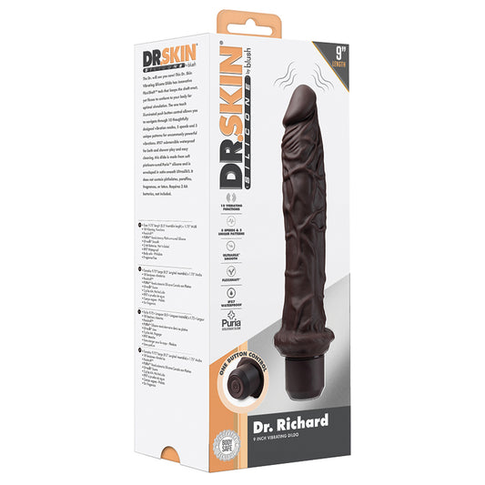 Dr-Skin-Silicone-Dr-Richard-Brown-9.75-Inch-Long-Vibrating-Dildo