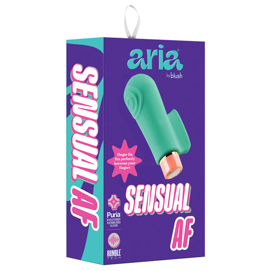 Aria-Sensual-AF-Teal-3.25-Inch-Finger-Fin-Vibrator