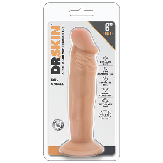 Dr-Skin-Dr-Small-Realistic-Vanilla-6.5-Inch-Long-Dildo-With-Suction-Cup-Base