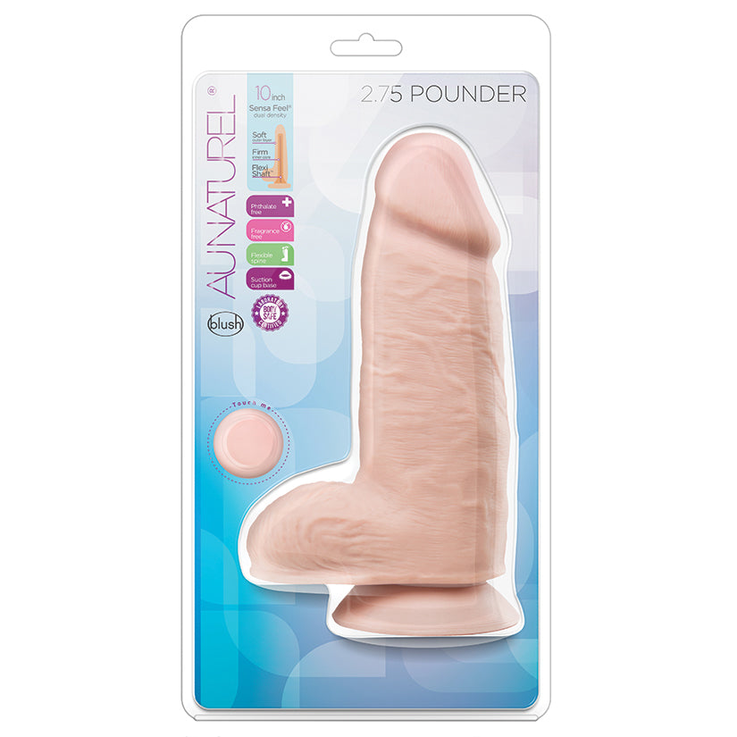 Au-Naturel-Realistic-Vanilla-10-Inch-Long-Dildo-With-Balls-Suction-Cup-Base