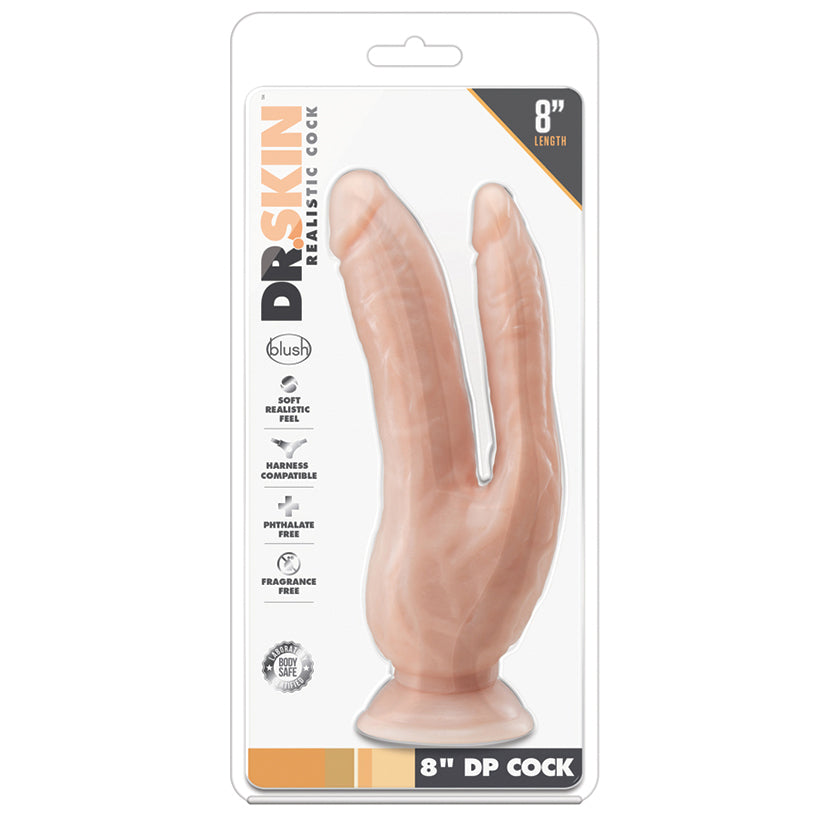 Dr-Skin-Vanilla-8-Inch-Long-Dildo-With-Suction-Cup-Base