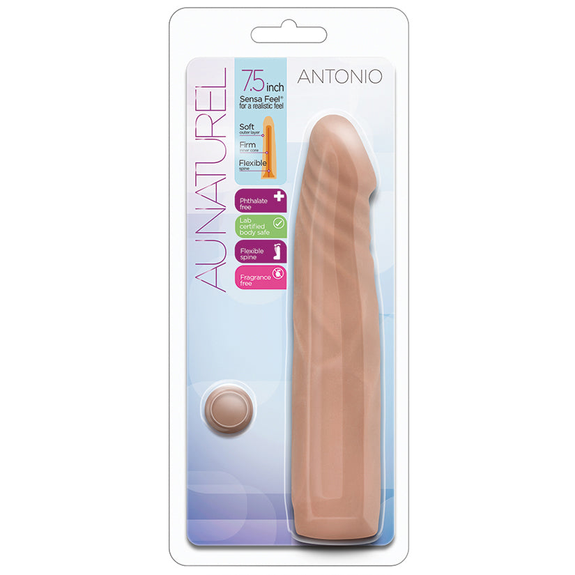 Au-Naturel-Antonio-Realistic-Latin-7-Inch-Long-Dildo