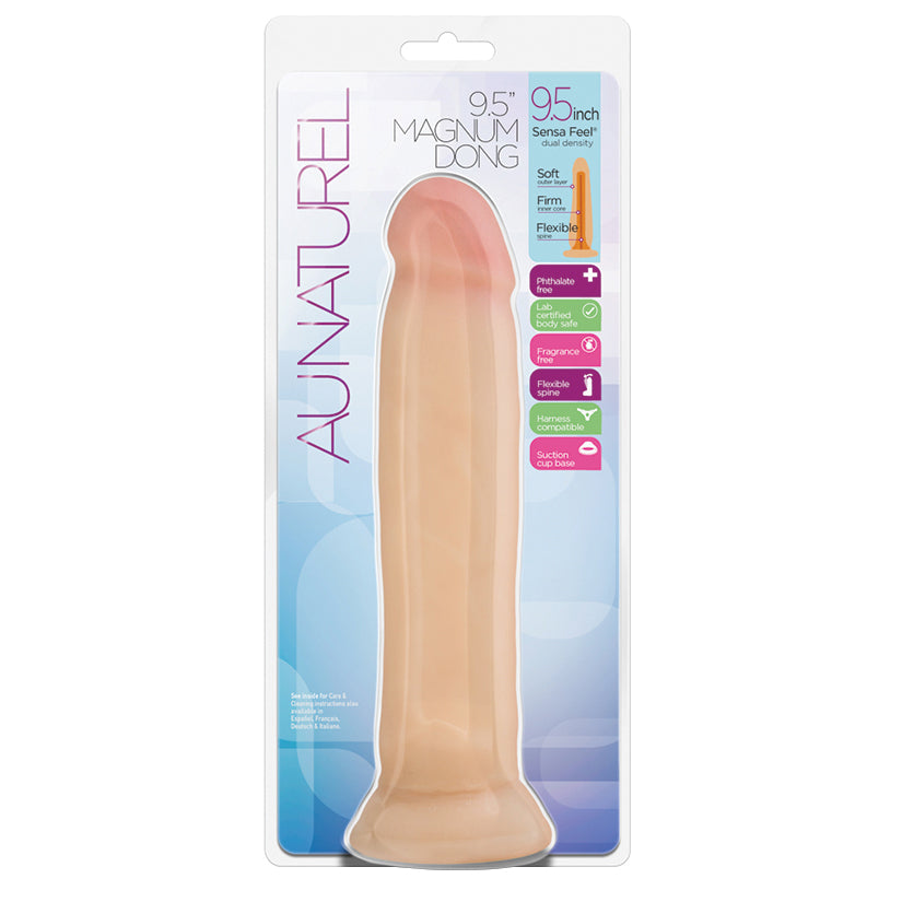 Au-Naturel-Realistic-Beige-9.5-Inch-Long-Dildo-With-Suction-Cup-Base