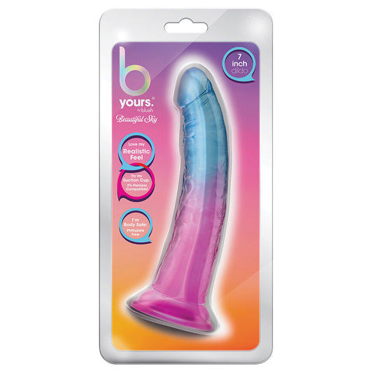 B-Yours-Beautiful-Sky-Realistic-Sunset-7.5-Inch-Long-Dildo-With-Suction-Cup-Base