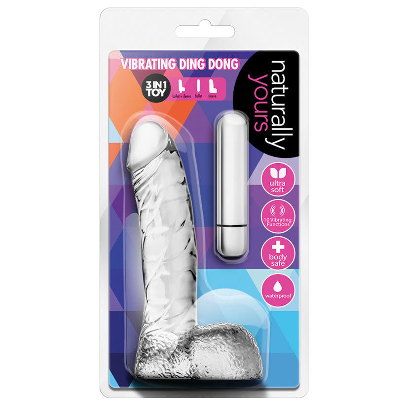 Naturally-Yours-Vibrating-Ding-Dong-Clear-6.5-Inch-Vibrator