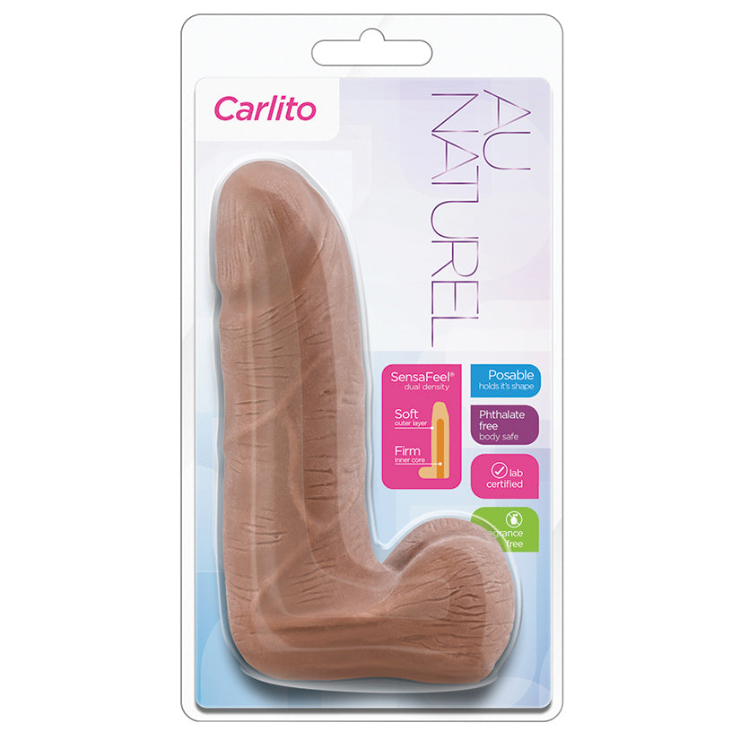 Au-Naturel-Carlito-Realistic-Latin-5-Inch-Long-Dildo-With-Balls