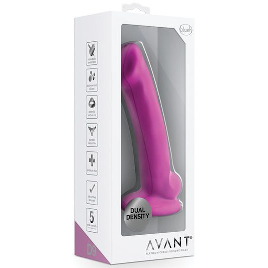 Avant-Ergo-Mini-Violet-D9-Artisan-7-Inch-Thin-Dildo-with-Suction-Cup-Base