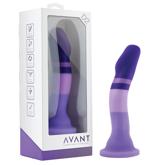 Avant-Purple-Rain-D2-Artisan-7-Inch-Curved-G-Spot-Dildo-with-Suction-Cup-Base