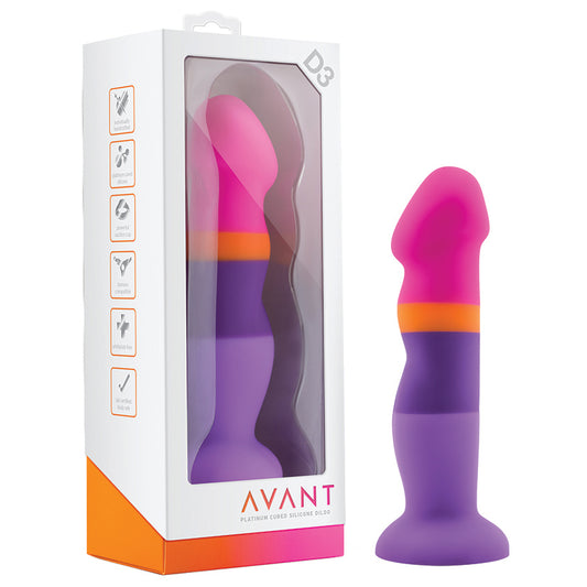 Avant-Summer-Fling-D3-Artisan-8-Inch-Curved-G-Spot-Dildo-with-Suction-Cup-Base