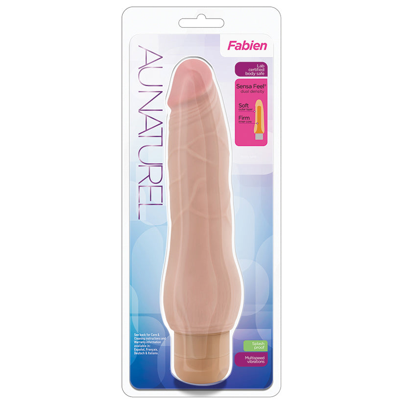 Au-Naturel-Fabien-Realistic-Beige-9-Inch-Long-Vibrating-Dildo