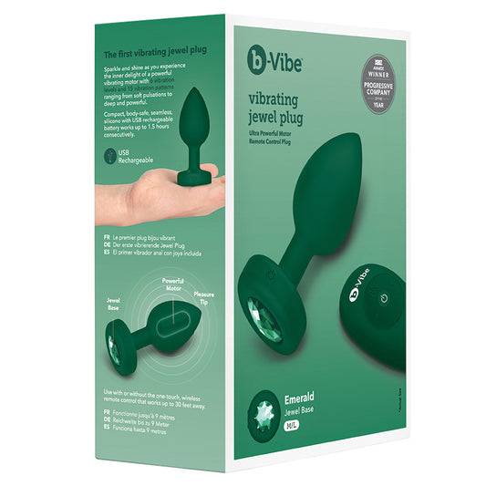 b-Vibe-Vibrating-Jewel-Plug-Emerald-M-L