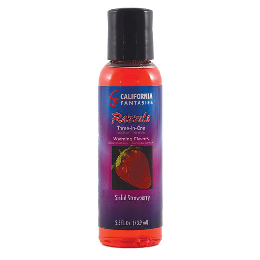 Razzels Warming Lube - Sinful Strawberry 2.5oz