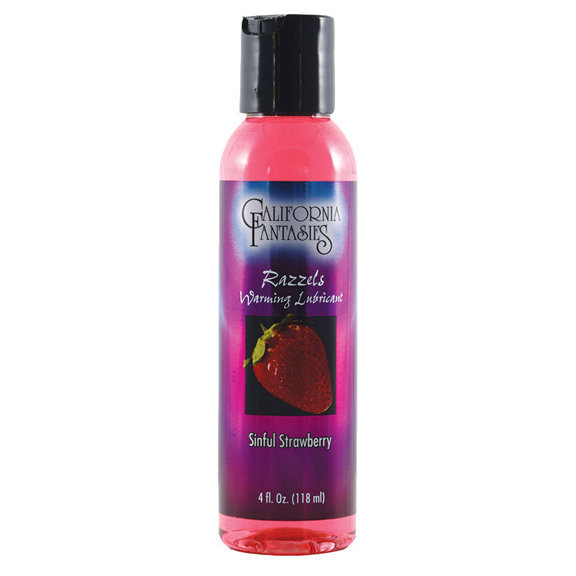 Razzels Warming Lube - Sinful Strawberry 4oz