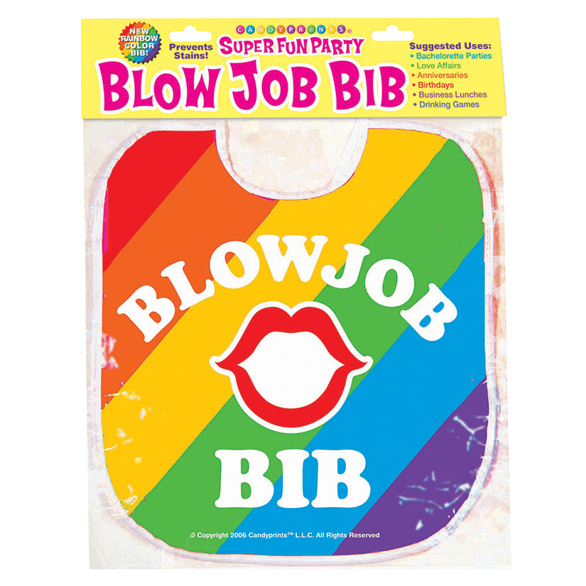 Blow Job Bib - Rainbow