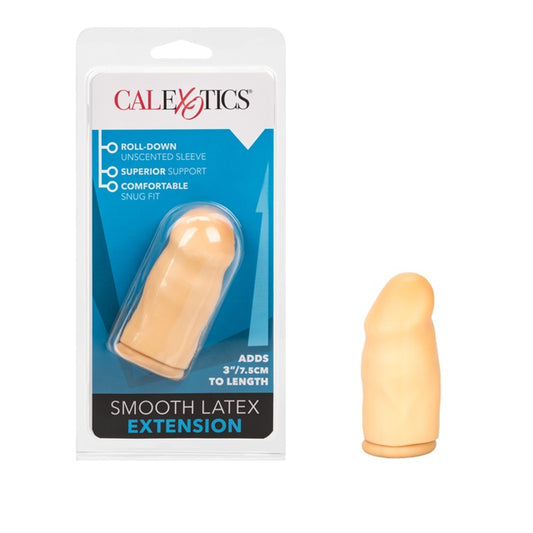 CalExotics 3 Inch Smooth Latex Extension - Ivory