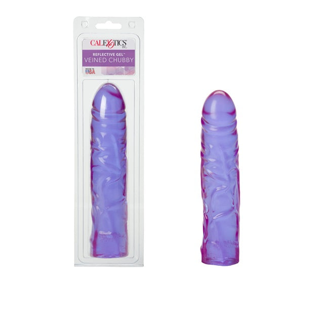 CalExotics 8.5" Veined Chubby - Purple