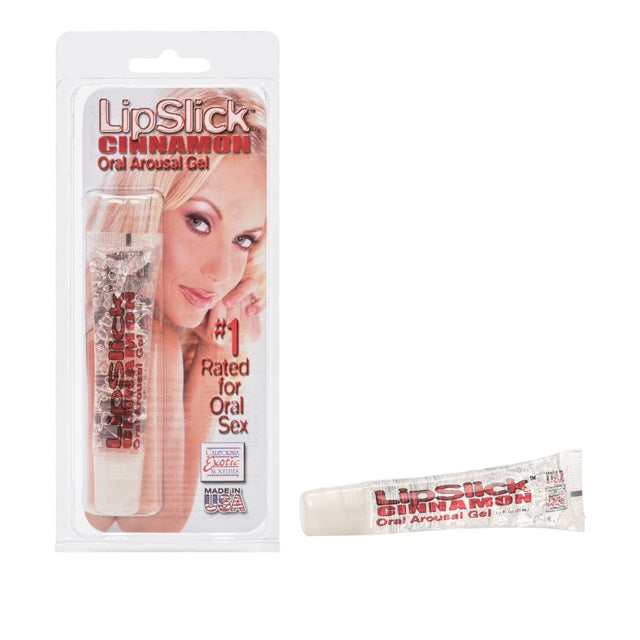 CalExotics Lipslick Cinnamon Oral Arousal Gel - .5oz