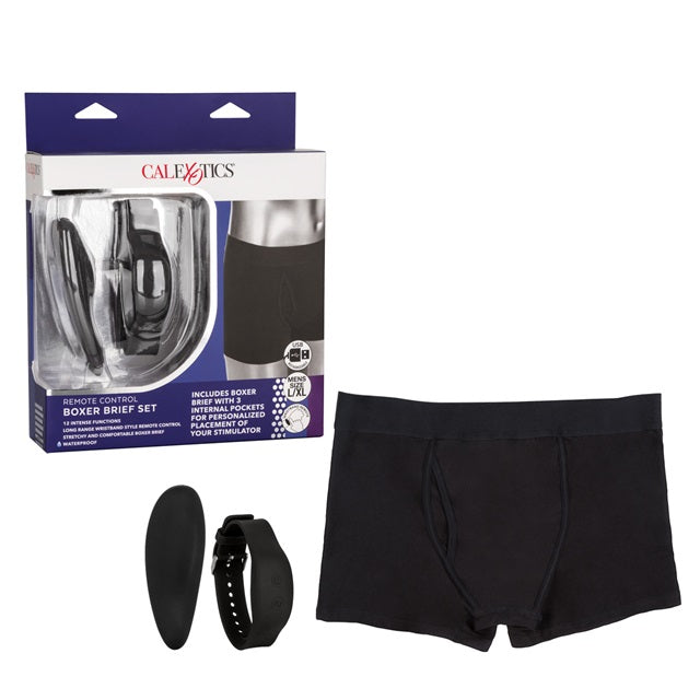 CalExotics Remote Control Boxer Brief Set - L/XL