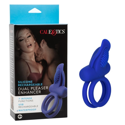 CalExotics Silicone Rechargeable Dual Pleaser Enhancer