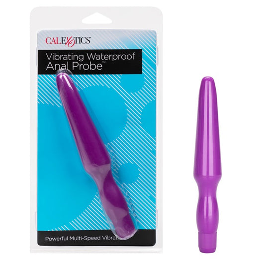 CalExotics Vibrating Waterproof Anal Probe - Purple