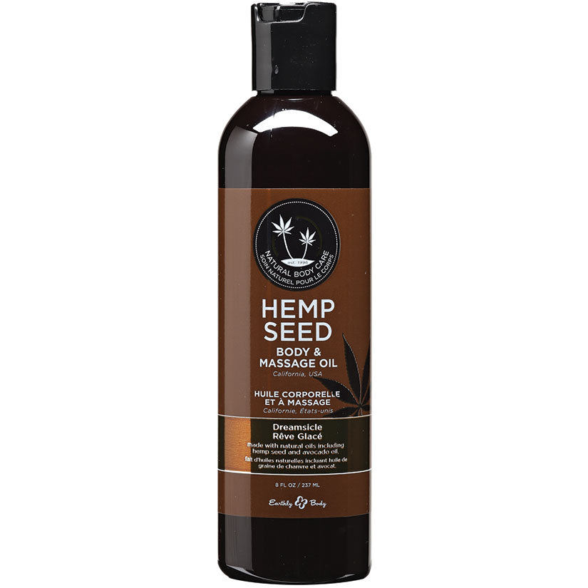 Earthly-Body-Hemp-Seed-Massage-&-Body-Oil-Dreamsicle-8oz