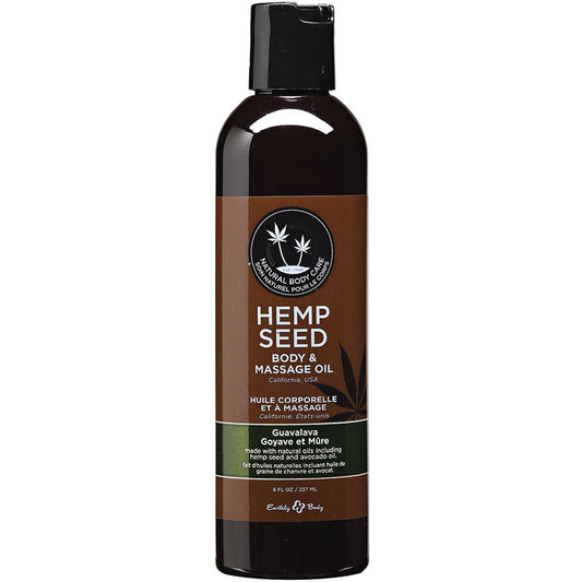 Earthly-Body-Hemp-Seed-Massage-&-Body-Oil-Guavalava-8oz