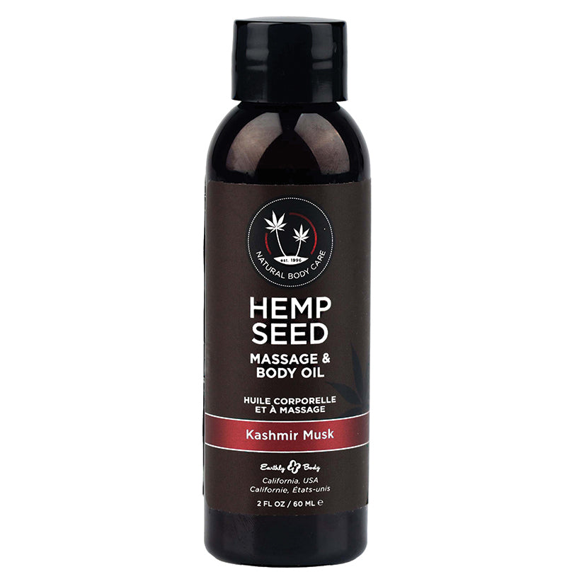 Earthly-Body-Hemp-Seed-Massage-&-Body-Oil-Kashmir-Musk-2oz