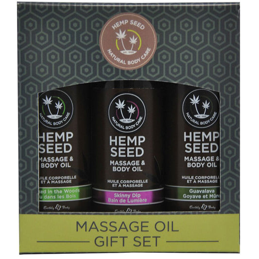 Earthly-Body-Hemp-Seed-Massage-Oil-Trio-2oz-Set-of-3