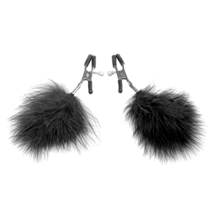 Frisky Feathered Nipple Clamps