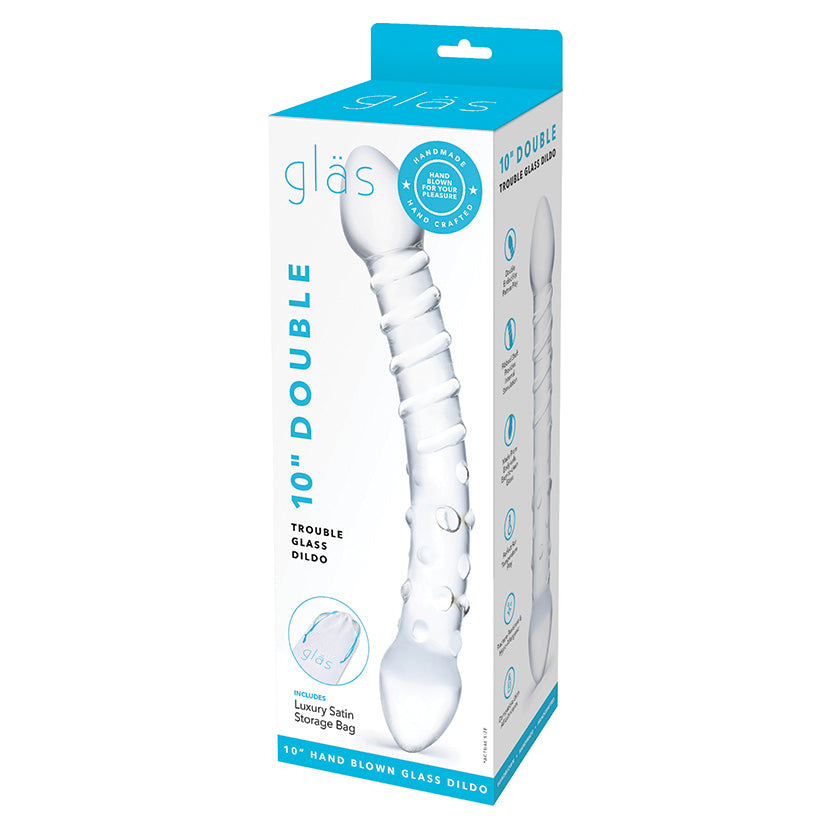 Glas Double Trouble Glass Dildo