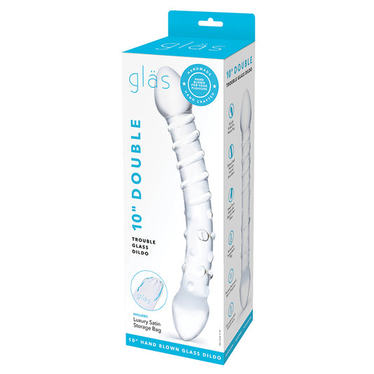 Glas Double Trouble Glass Dildo