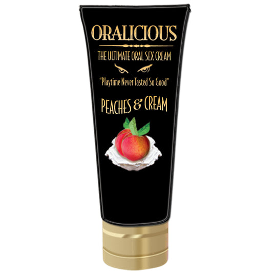 Oralicious Oral Sex Cream - Peaches & Cream 2oz