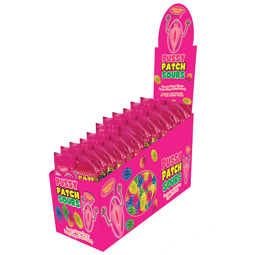 Pussy Patch Sours Candy (12 Bags)