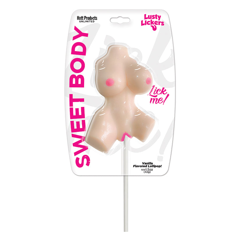 Lusty Lickers Sweet Body Pop - Vanilla