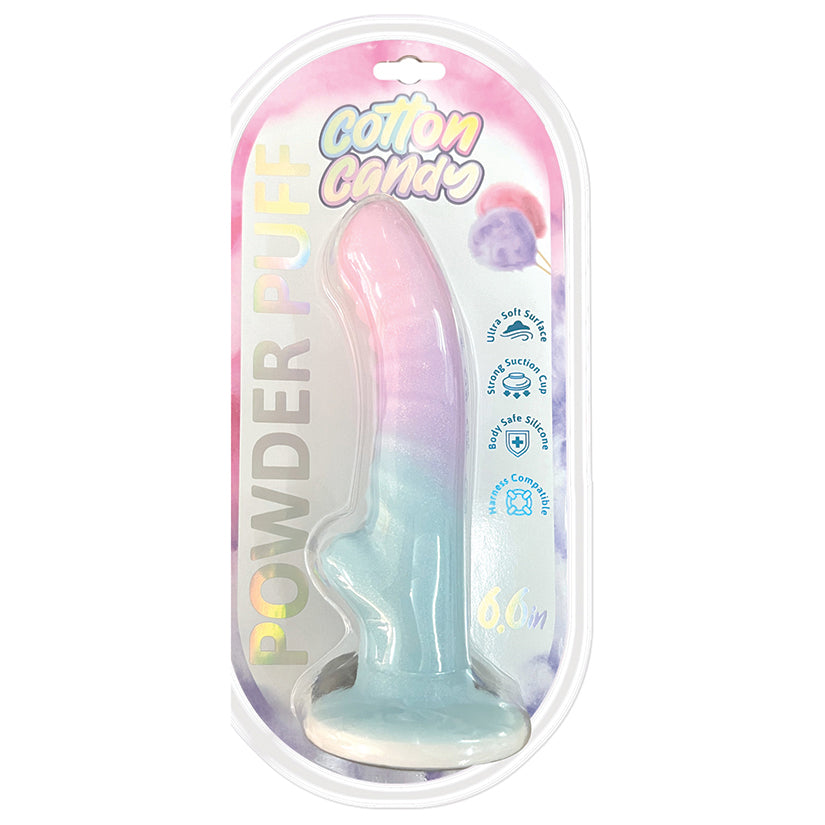 Cotton Candy Dildo - Powder Puff 6.5"