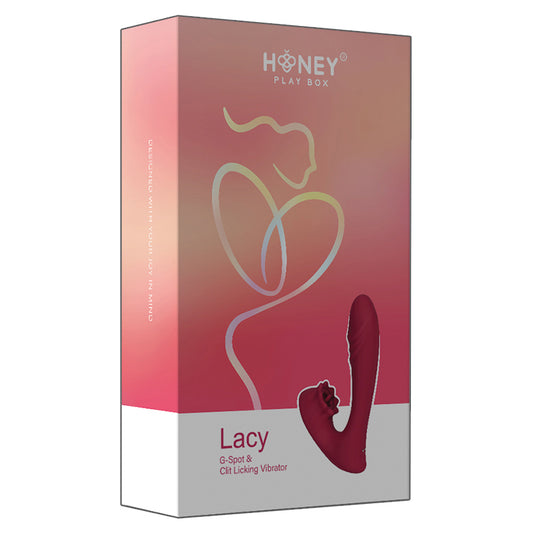 Honey Play Box Lacy - G Spot Vibrator with Clit Licking Tongue