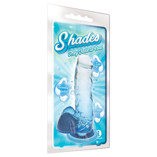 Icon Brands - Shades 7 Inch Dildo - Blue