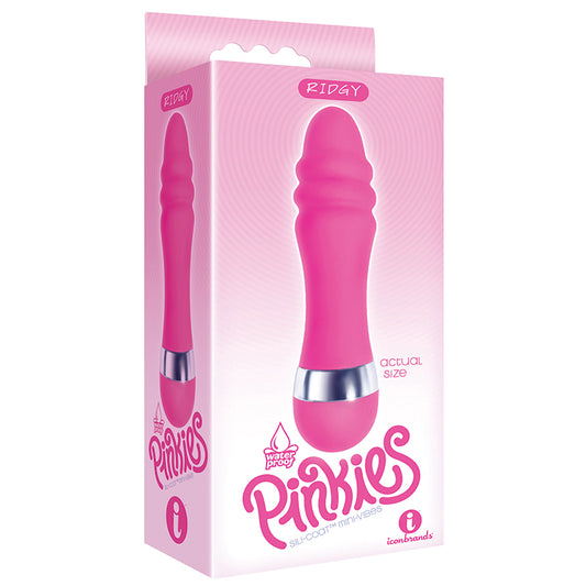 Icon Brands - Pinkies Ridgy Mini Vibe - Pink 4.5"