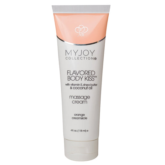 My Joy Collection Flavored Body Kiss Massage Cream - Orange Creamsicle 4oz