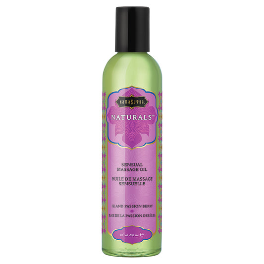 Kama Sutra Naturals Massage Oil - Island Passion Berry 8oz