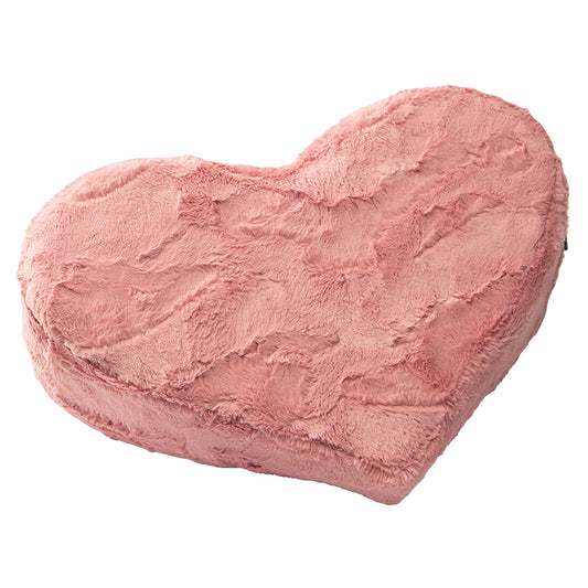 Liberator Fur Heart Wedge - Rose