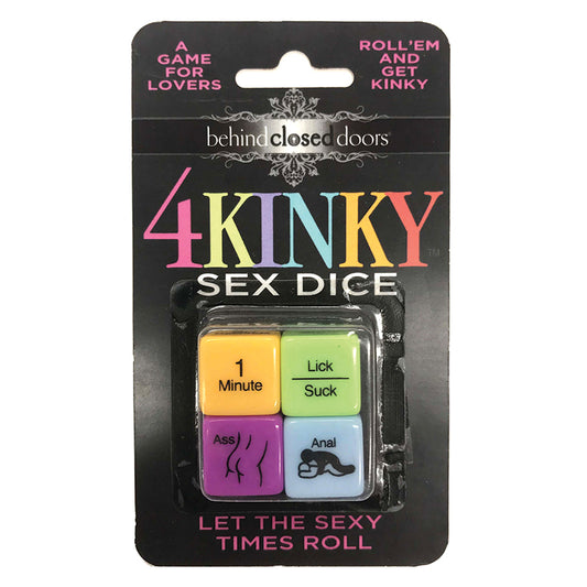 Behind Closed Doors - 4 Kinky Sex Dice - Sex Game