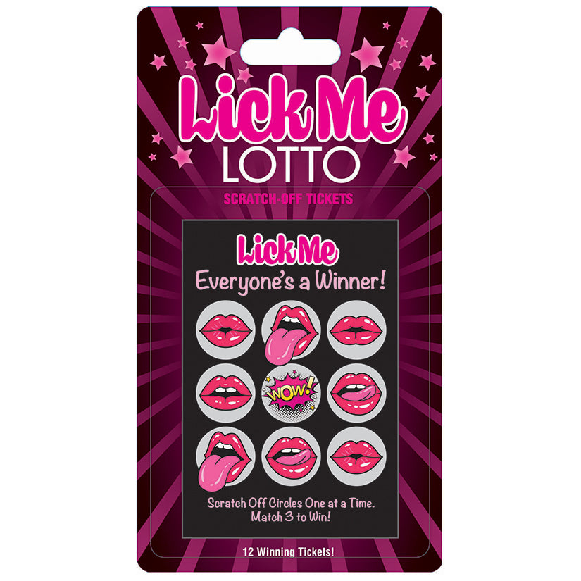 Lick Me Lotto - Scratch Ticket Oral Sex Game for Lovers