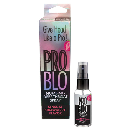 Pro Blo Throat Numbing Spray - Strawberry 1oz